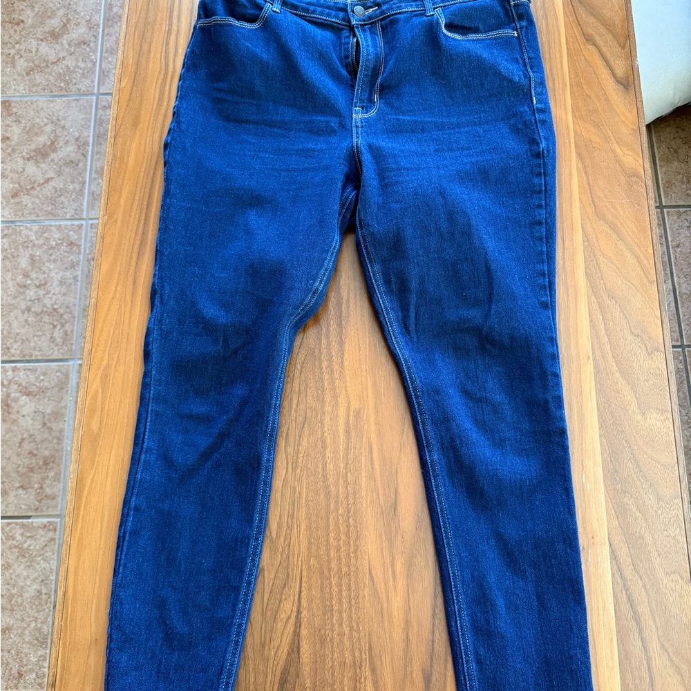 Old Navy Women's Deep Blue Skinny Jeans